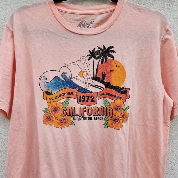 Anthropologie x Midnight Rider Tee Huntington Beach - Picture 3 of 7